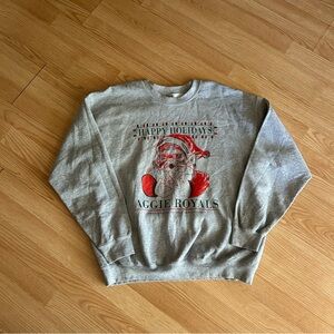 Gildan Happy Holidays Texas A&M Aggies Sweatshirt Large